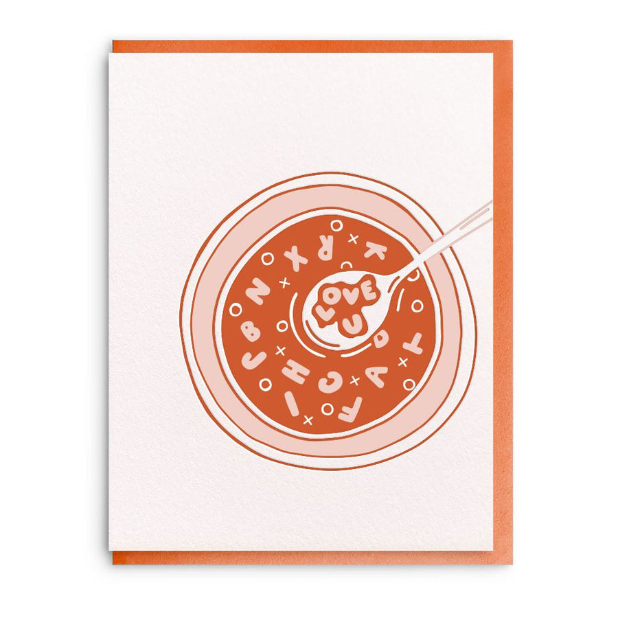 Alphabet Soup Love Card