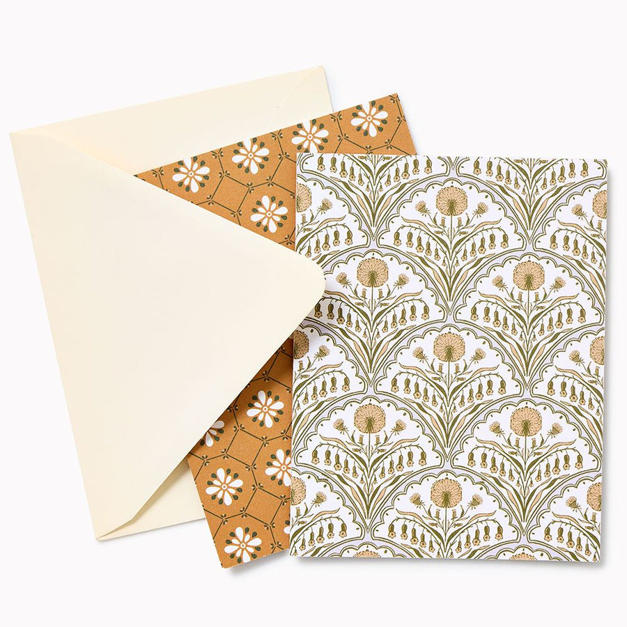 Dandelion Grid A2 Stationery Set