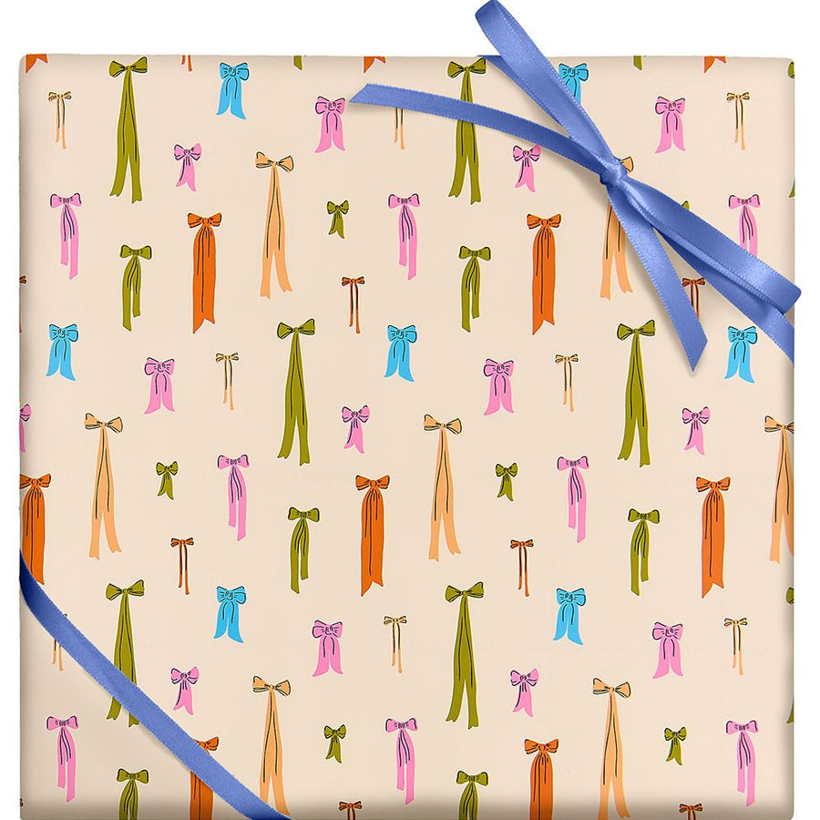 Bows Continuous Roll Wrap 10'