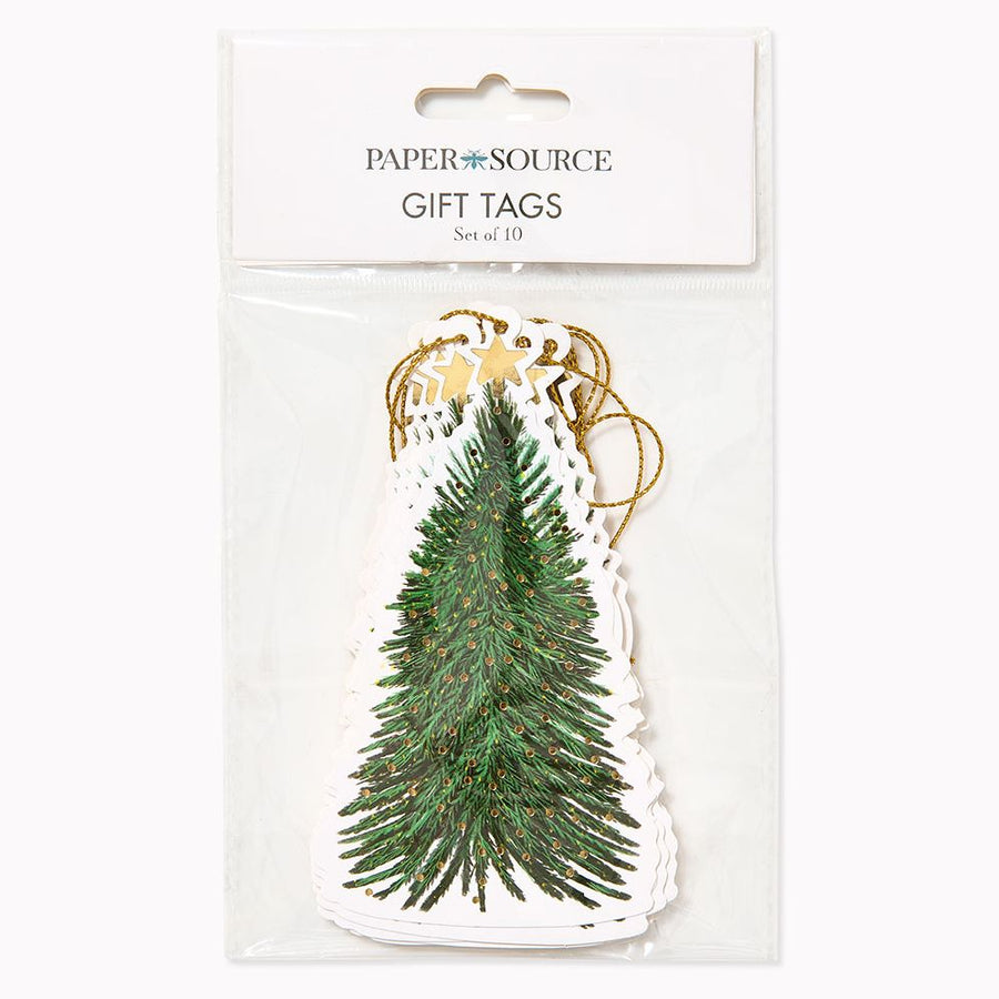 Green Tree Hang Tags S/10