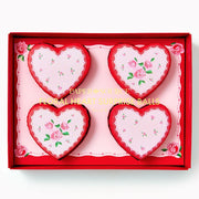 Floral Hearts Surprise Balls Set of 4
