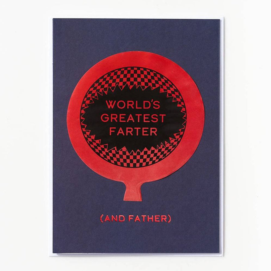 World's Greatest Farter Father's Day Card