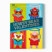 Howdy Bear Classroom Valentine Card Set