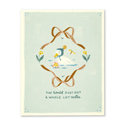Whole Lot Cuter Duckling Baby Card