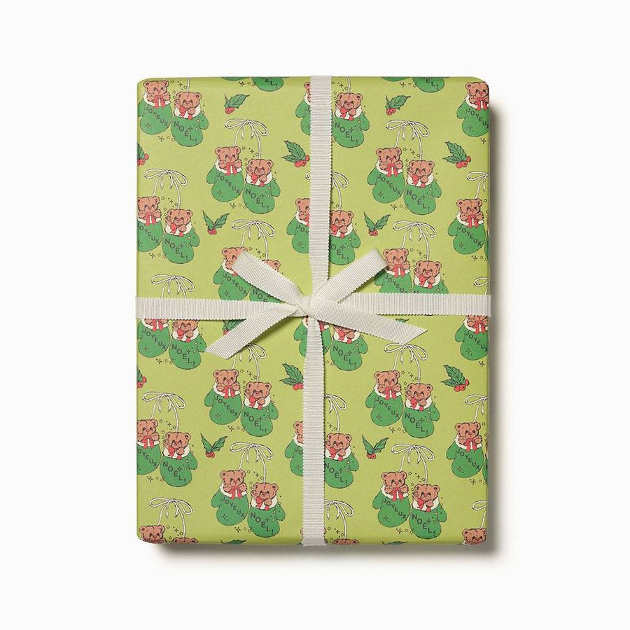 Mitten Bears Flat Wrap
