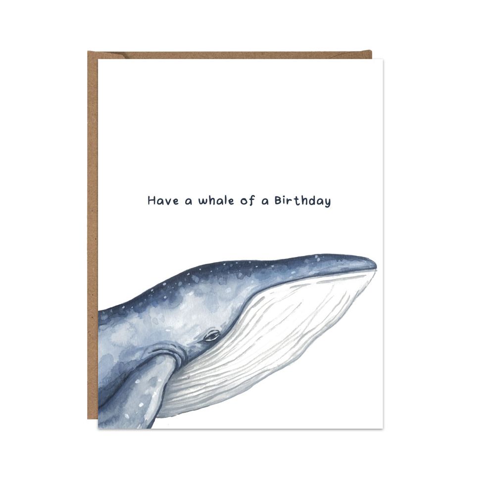Whale of a Time Birthday Card