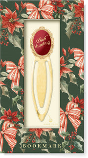 Bah Humbug Metal Clip Bookmark