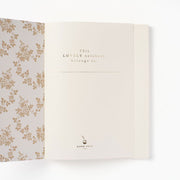 Vintage Purple Floral Softcover Notebook