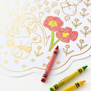 Bunny Coloring Placemat