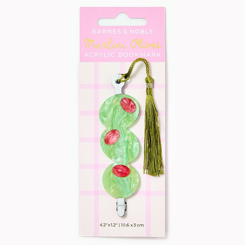 Martini Olives Acrylic Bookmark
