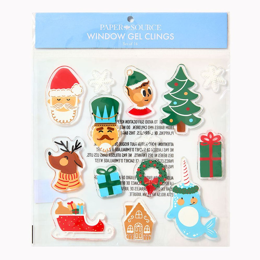 Whimsical Holiday Gel Clings