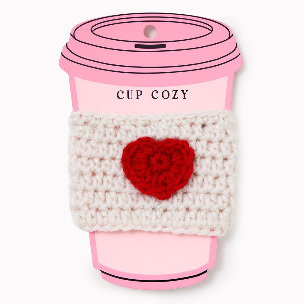 Cup Cozy Crochet with Heart