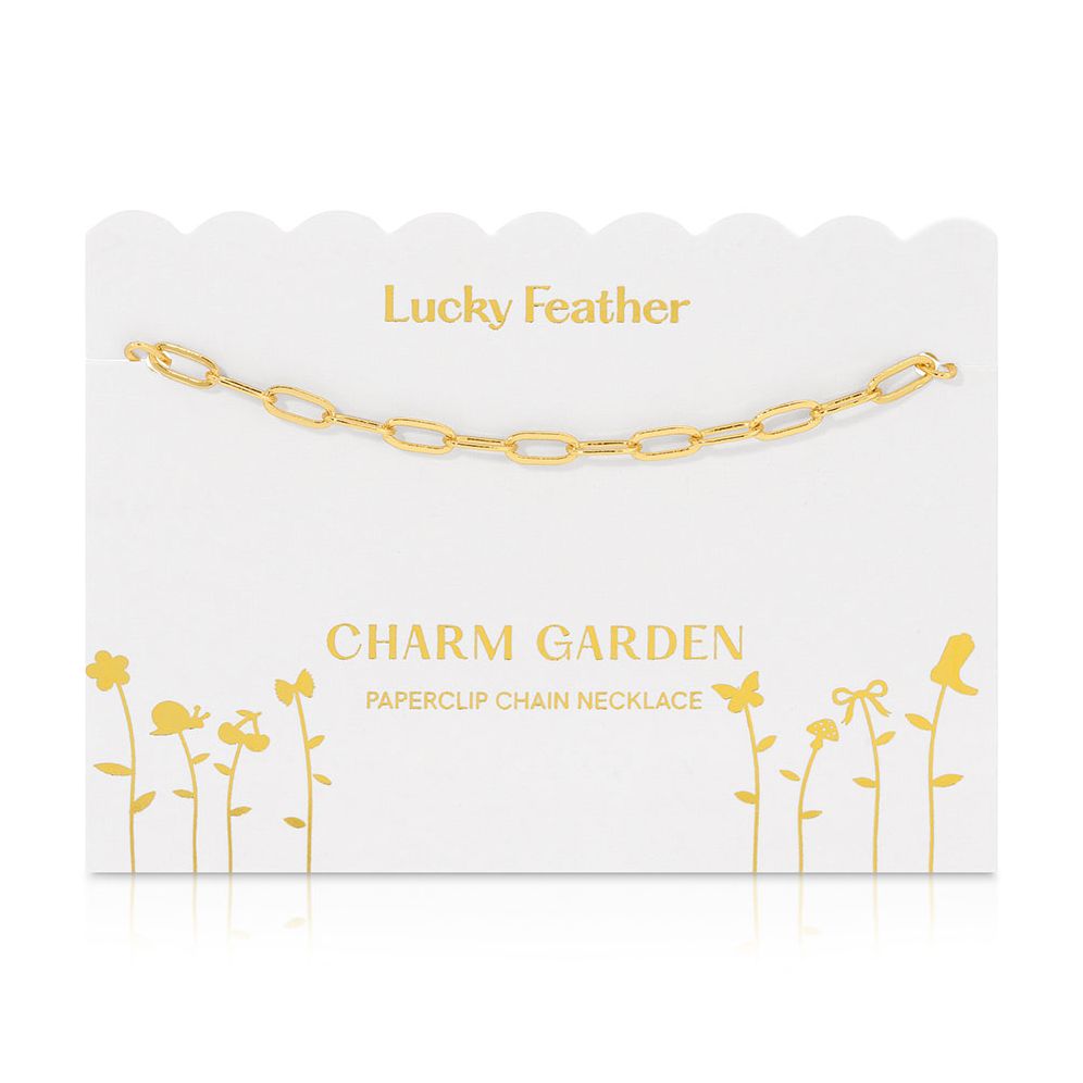 Charm Garden - PaperClip Chain- Gold