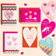 Gold Glitter Heart Stickers