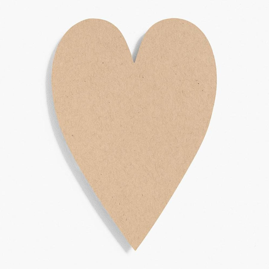 Paper Bag 4 Bar Heart Shaped Cards