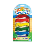 Pawsome Pups Dog Crayons - Set of 6