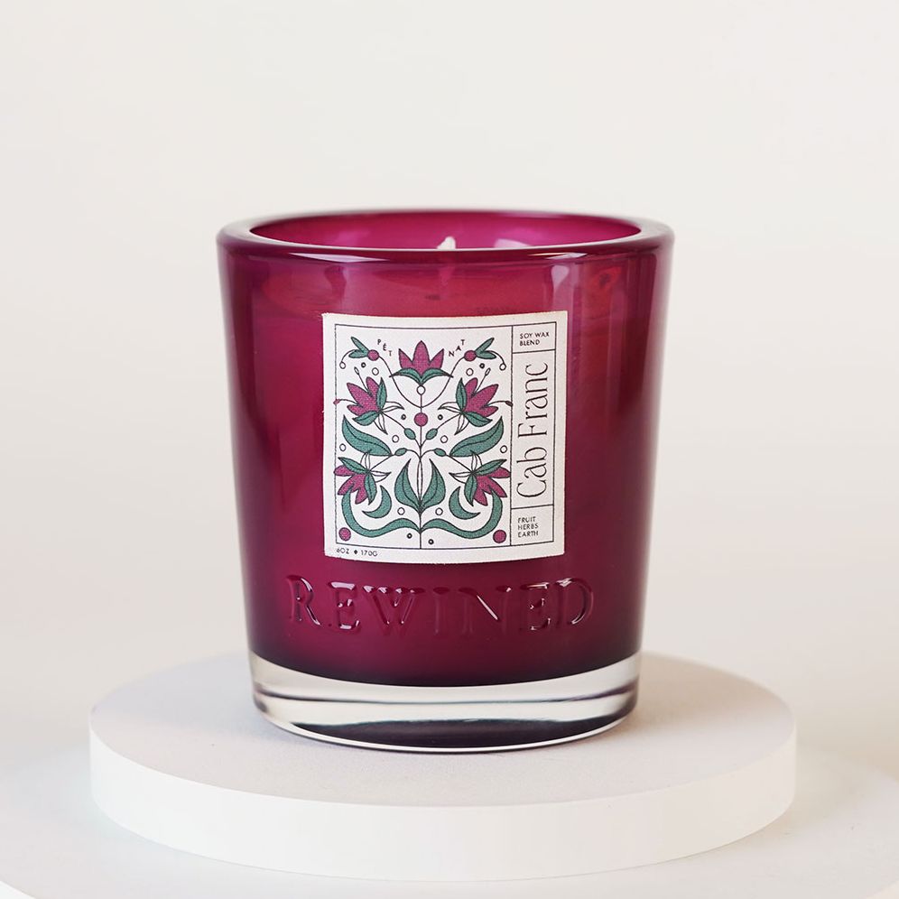 Rewined Cab Franc Pet Nat Candle 10 oz