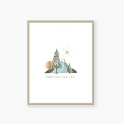 TYOU Grateful For You Mountain Notecards S/8