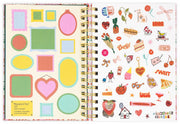 2026-2027 Bando 17 Month Medium Planner, Pink Tile Floral