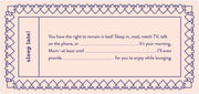 Fill in the Love Mom Vouchers