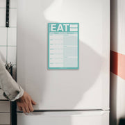What to Eat Knock Knock Pad with Magnet (Mint Green)
