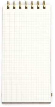 Vegan Suede Reporter Notepad - Taupe