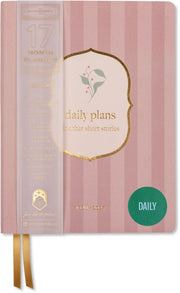 2026-2027 Rose Shadow Stripe Daily Planner