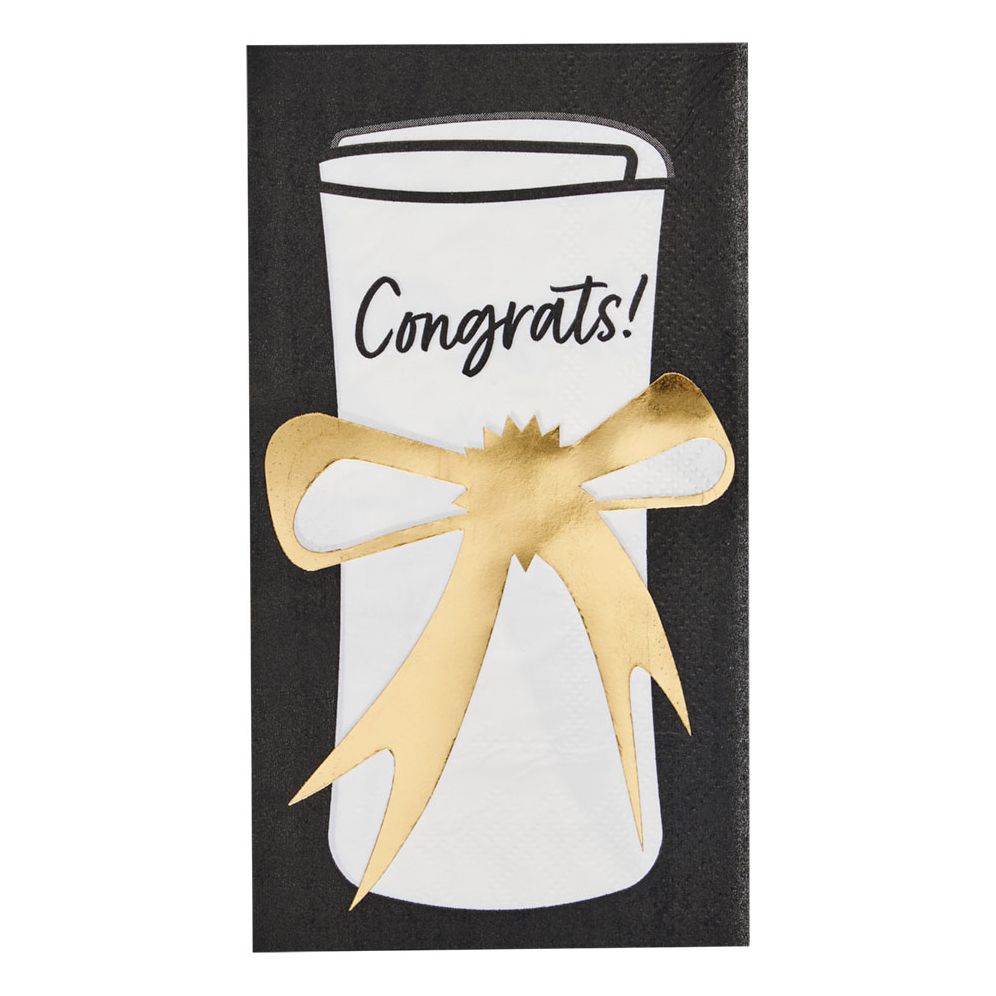 Diploma Guest Napkin Set of 20