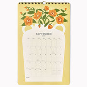 2026-2027 Paper Source Modern Vases Tall Wall Calendar