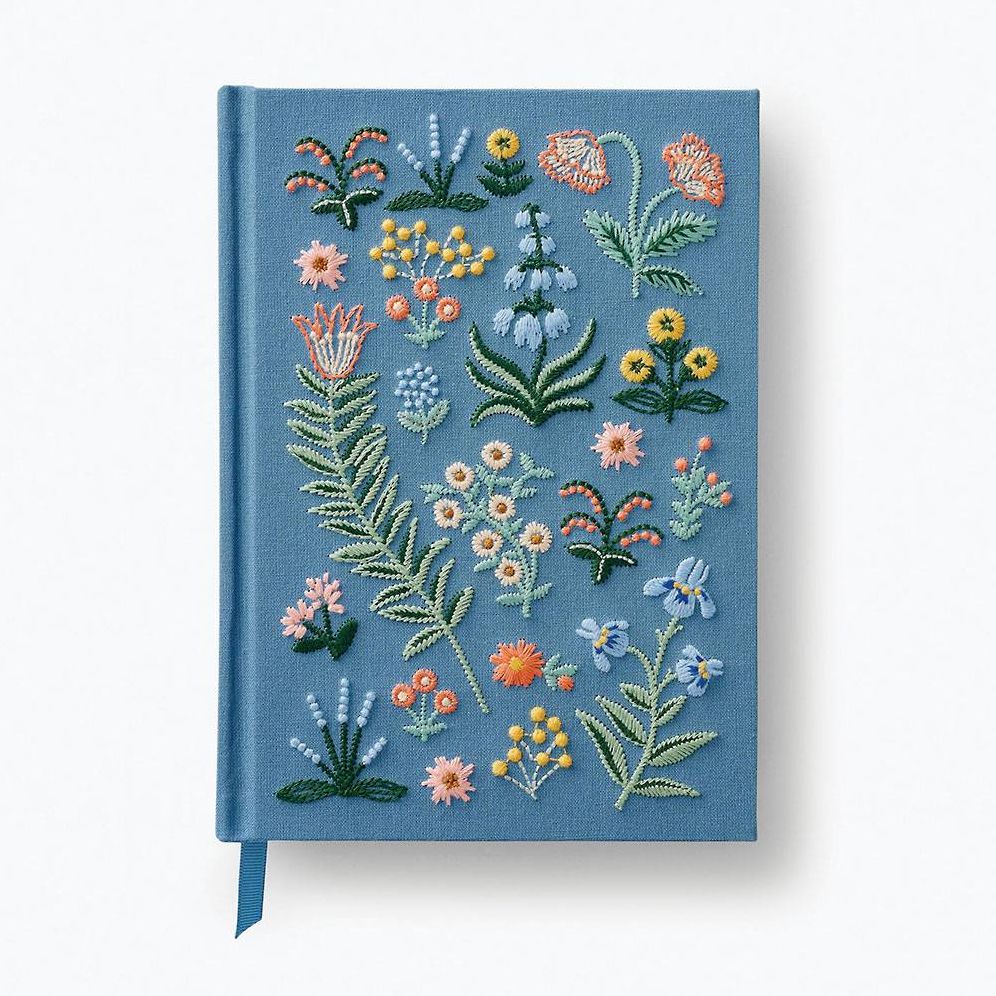 Menagerie Garden Embroidered Journal