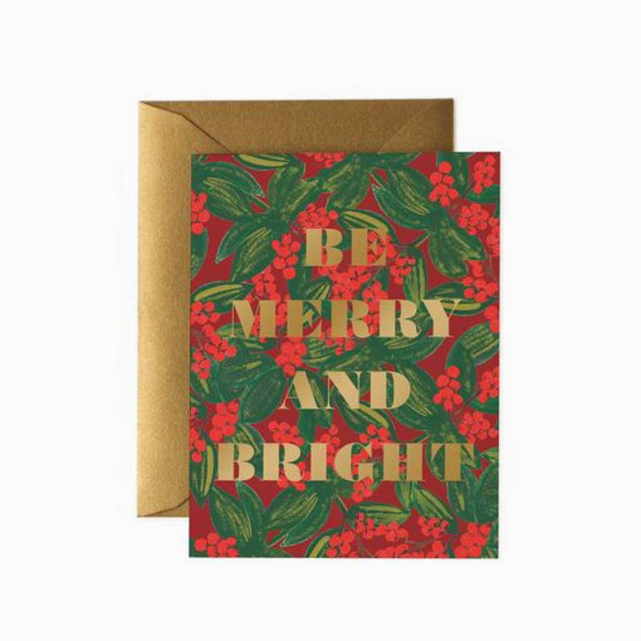 Rifle Paper Co. Be Merry And Bright Holiday Card Set