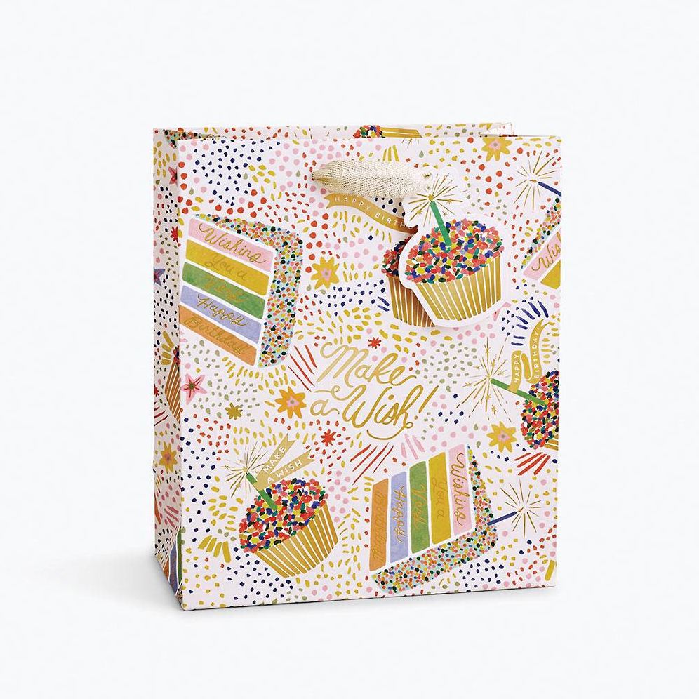Rifle Paper Co. Birthday Cake Medium Gift Bag