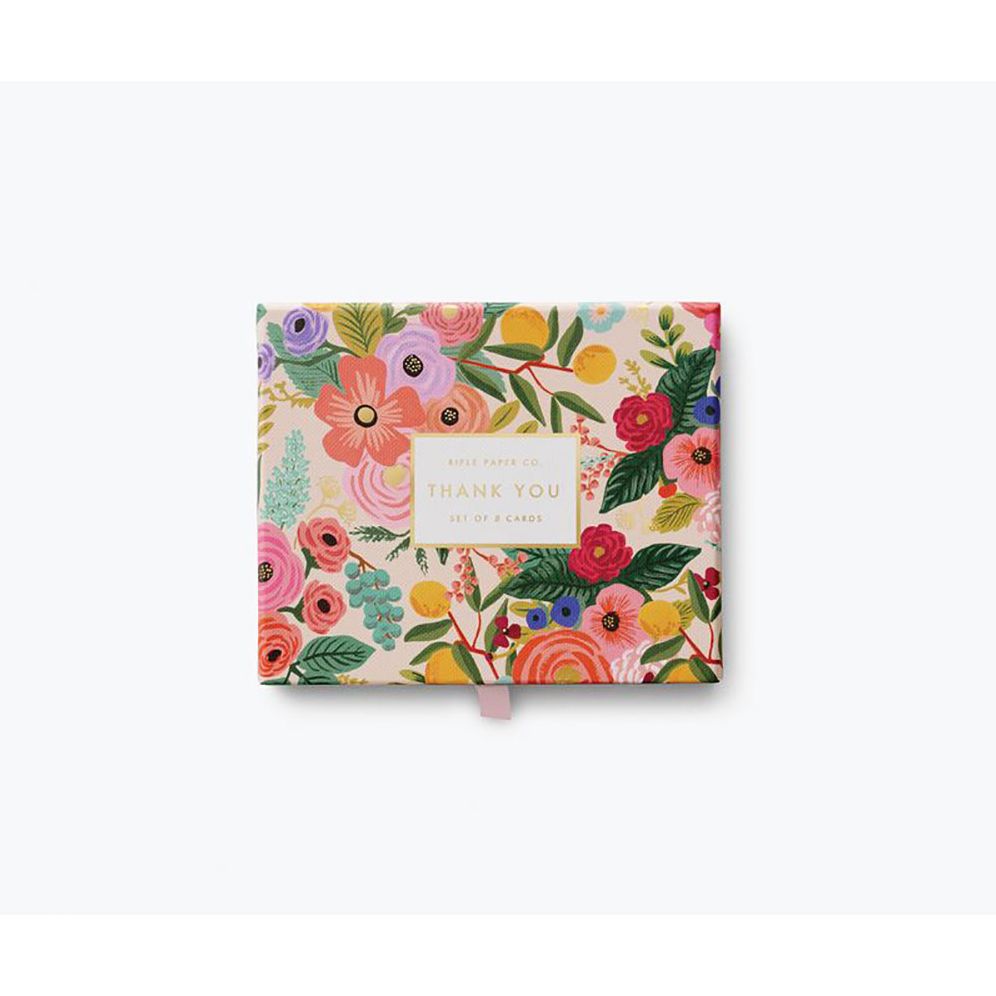 Garden Party Thank You Keepsake Card Box