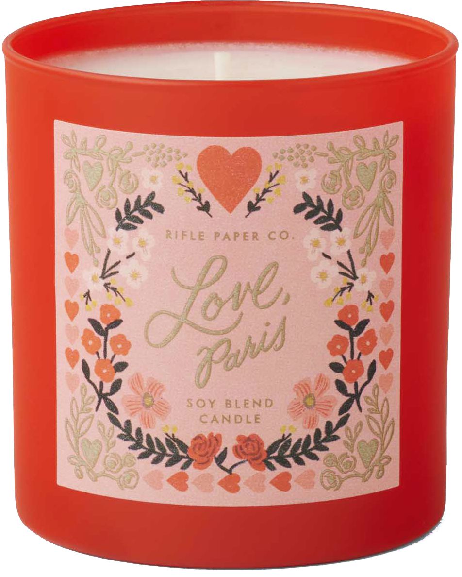 Love, Paris 9 oz Glass Candle