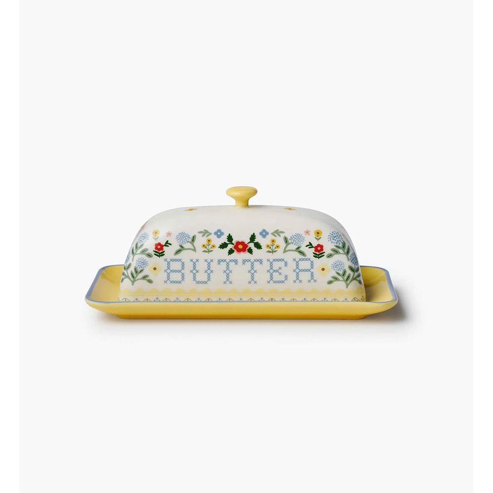 Home Sweet Home Porcelain Butter Dish