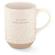 To New Beginnings Stoneware Mug
