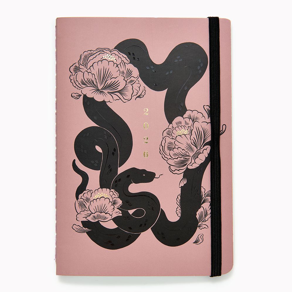 2025-2026 Paper Source Dark Academia Monthly Pocket Planner