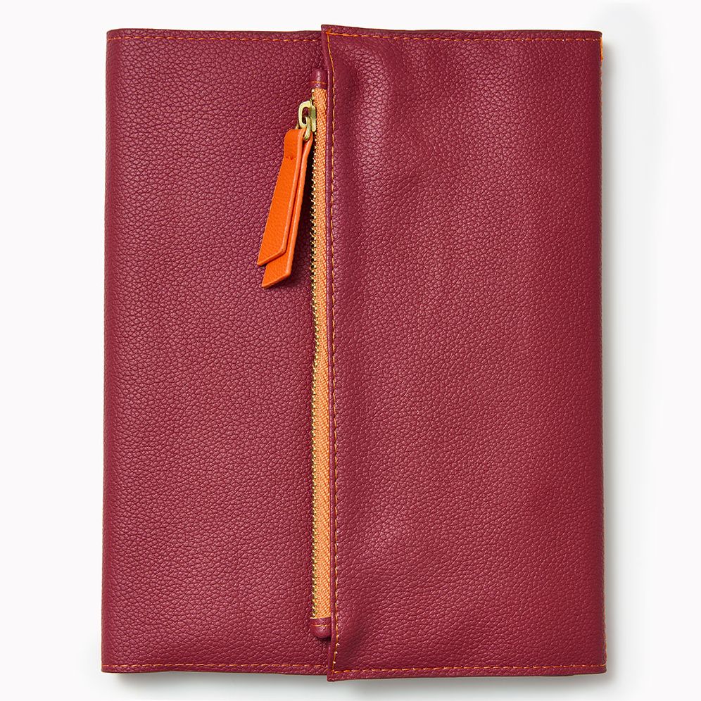 Paper Source A5 Journal Cover Clutch - Dark Berry