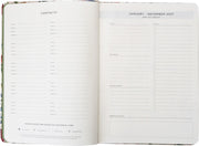 2027 Ivory Garden Monthly Desk Planner