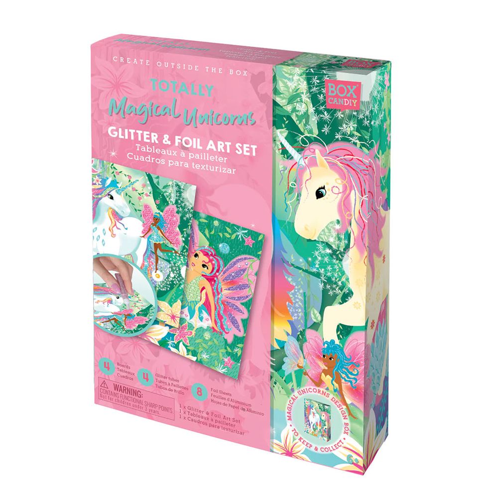 Totally Magical Unicorns Glitter & Foil Art Set
