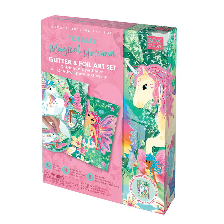 Totally Magical Unicorns Glitter & Foil Art Set
