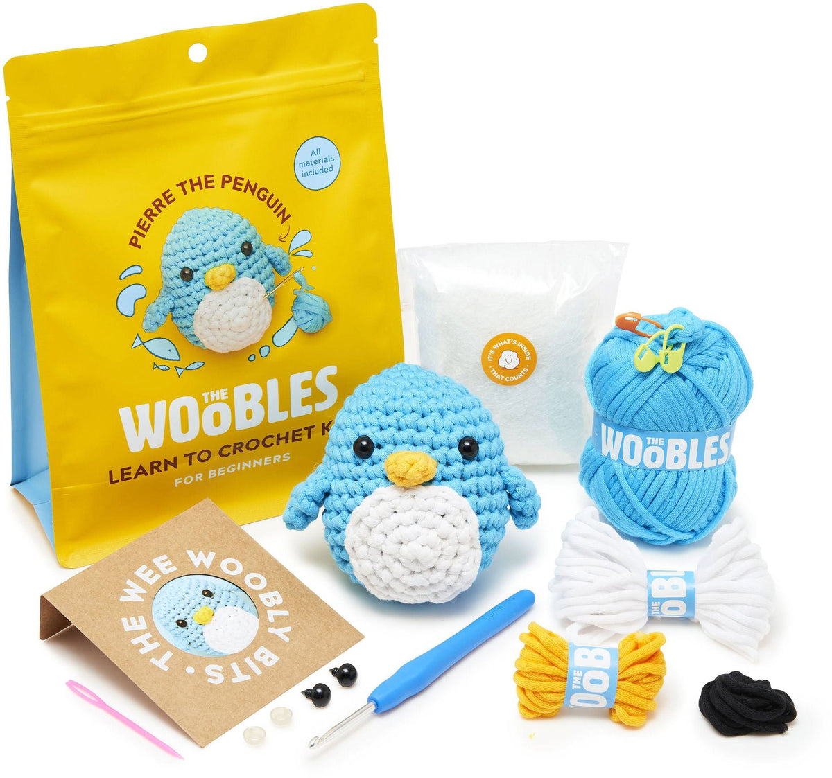Pierre the Penguin, The Woobles Beginner Crochet Kit