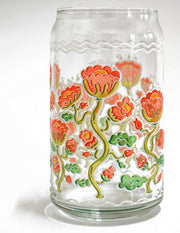 Cheerware Pretty Poppy 16oz Stained Glass Cup
