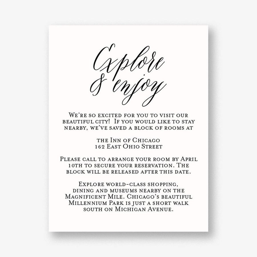 Overlay Information Card