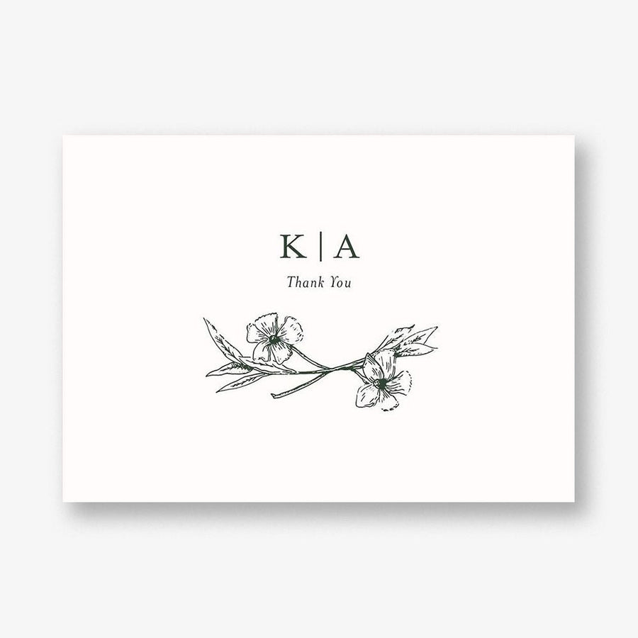 Cypress Flower Stationery