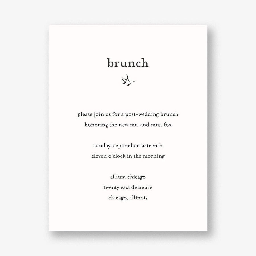 Sprig Information Card