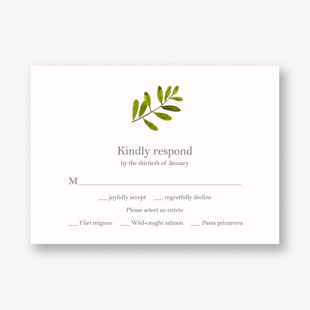 Augusta Response Card