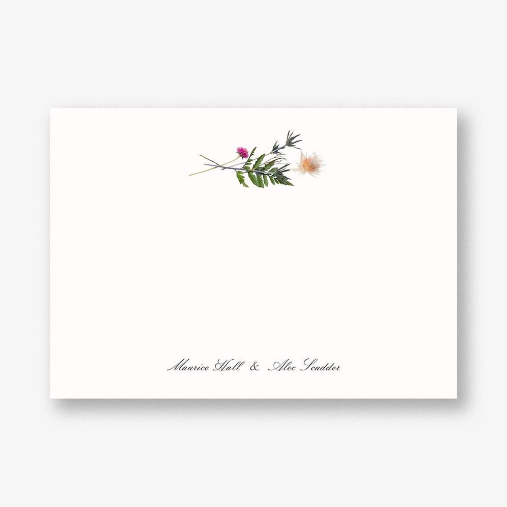 Fleurs Sauvages Stationery