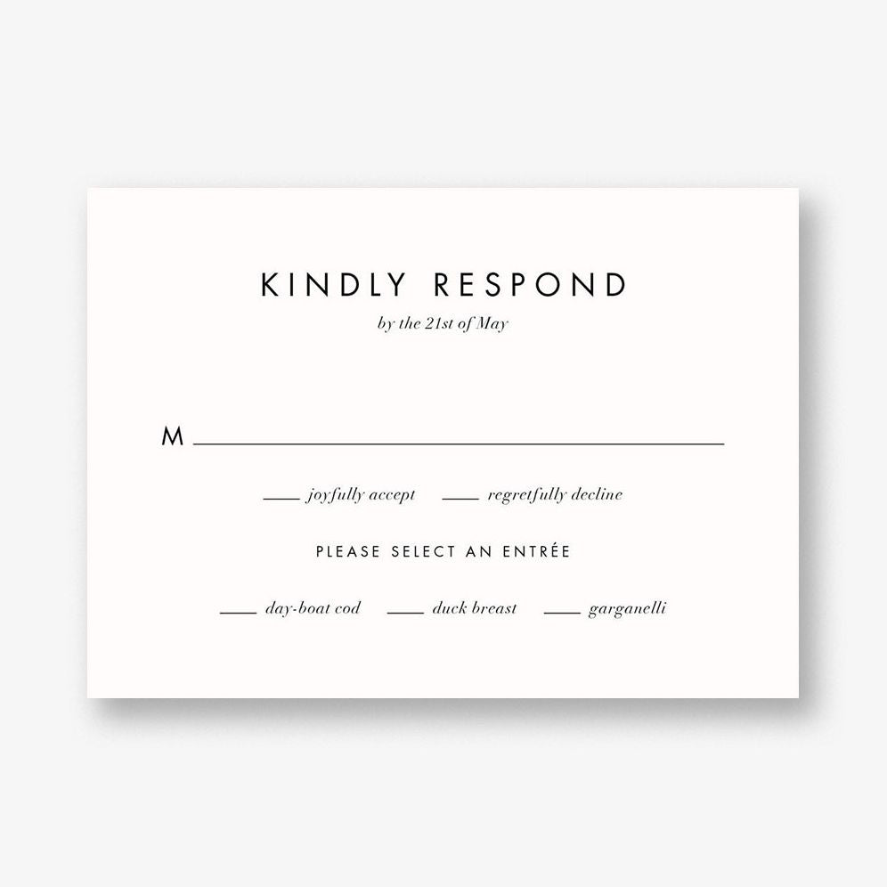 Meadow Garland Response Card