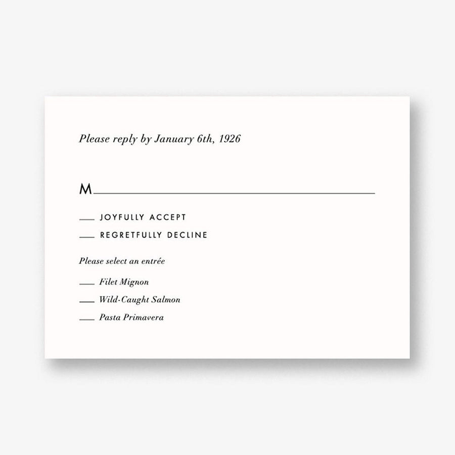 Pastel Petals Response Card